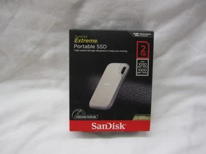 SanDisk 2TB Extreme Portable External SSD SDSSDE51-2T00-AW25 - Afbeelding 1 van 6