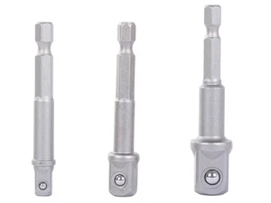 Bohrmaschinen Adaptersatz | Stecknuss Adapter 1/4 3/8 1/2 Zoll Bit Halter - Bild 1 von 1
