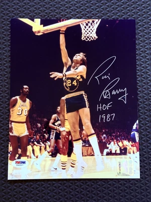 Rick Barry Signed Autograph 8x10 Photo "HOF 1987" Golden State Warriors PSA DNA - Image 1 of 4