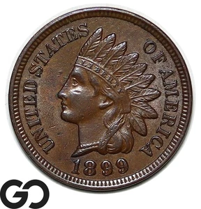 1899 Indian Head Cent Penny - Picture 1 of 3