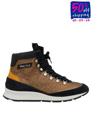 PVP €360 MODELO PHILIPPE Zapatillas de Cuero US7 UK4.5 EU37 Logo HECHAS A MANO en Italia Foto 1 de 4