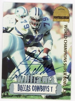 Erik Williams-Signed 1996 Collectors Edge #DEA-18 Trading Card (Cowboys) - Image 1 of 2