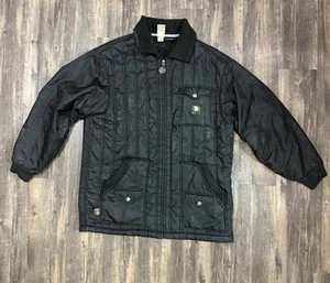 Chaqueta State Property Para Hombre L Negra Acolchada Puffer Años 90 Rocawear Hip Hop Y2K Cremallera - Imagen 1 de 9