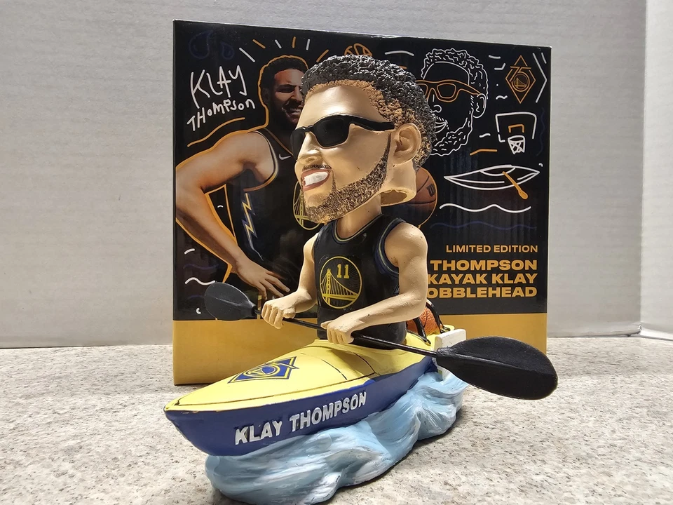 Klay Thompson Golden State Warriors NBA 2022 SGA Bobblehead Nuevo en caja Kayak Klay Foto 1 de 4