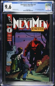 John Byrne's Next Men #21 CGC 9,6 casi nuevo+ primera aparición completa Hellboy - Imagen 1 de 1