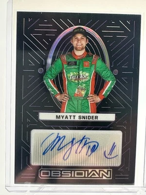 2023 Chronicles Obsidian Signatures Electric Etch /49 Myatt Snider #MY Auto - Image 1 of 2