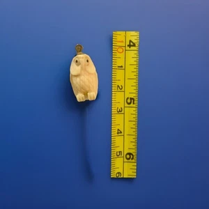 Owl Pendant - VTG Hand Carved No Chain - Pendant Only - Picture 1 of 2