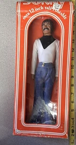 12" Vintage 1976 MEGO Sonny Bono Poseable Doll in original beschädigter Verpackung - Bild 1 von 5