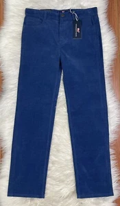 NWT Boys Vineyard Vines 5 Pocket Corduroy Pants Flag Blue Size 18 - Picture 1 of 9