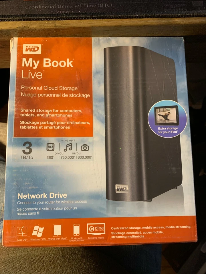 BRAND NEW SEALED!!! WD My Book Live 3TB Personal Cloud Storage External - Image 1 of 1