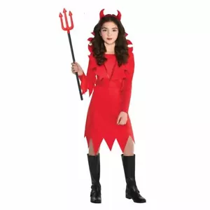 Devious Devil Costume Girls Toddler 3-4 Suit Yourself 3T 4T - Picture 1 of 2