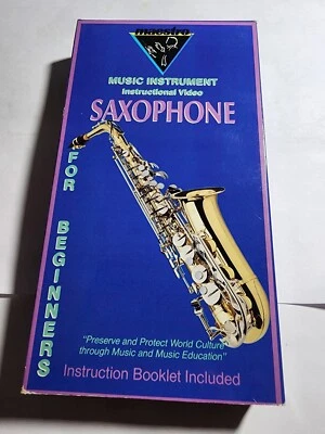 Maestro Saxophone For Beginners VHS Music 1994 VG+ B6 - Image 1 of 2