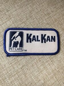 Kal Kan Pet Care Pet Food Advertising Patch Blue White Whiskas Pedigree