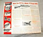 Vintage  Pamphlet Poster The Winchester Target Rifle Model 75  1938 To 1958