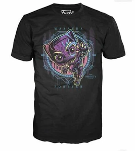 Camisetas Funko Pop Pantera Negra Camisa Blacklight Marvel Infinity Saga Mediana - Imagen 1 de 6