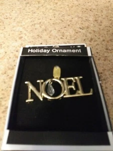 Kurt Adler Holiday Ornament "Noel" New in Box - Picture 1 of 2