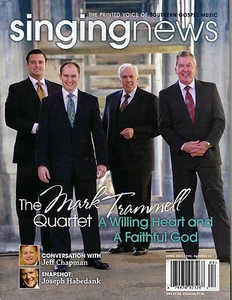 THE SINGING NEWS........"THE MARK TRAMMELL QUARTET"...........APRIL 2015 - Picture 1 of 1