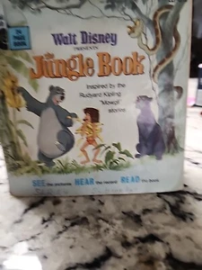 Walt Disney Presents The Jungle Book 24 Page Read Along Book And Record 1967 - Bild 1 von 5