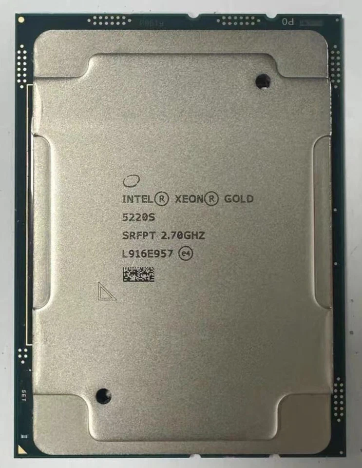 Intel Xeon Gold 5220s SRFPT 2.7GHz 125W 18 core 36-thread LGA3647 CPU processor - Image 1 of 1