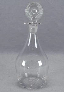 American Pittsburgh or New England Blown Flint Glass Small Size Decanter C. 1820 - Picture 1 of 14