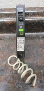 INTERRUTTORE QUADRATO D QOB120AFI QOB 1 POLO 20 AMP 120V 10KA GUASTO ARCO AFI - Foto 1 di 7