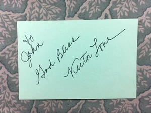 Victor Love - Great Performances - Babylon 5 - Pacific Blue - Autographed 1989 - Picture 1 of 2