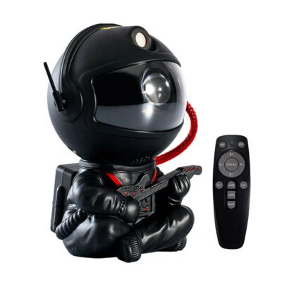 Luz LED Nocturna Proyección Galaxia Estrellada Astronauta, Ajustable, Carcasa Monocromática Foto 1 de 4