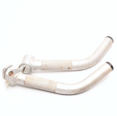 Control Tech Control Stix II Lite 8" MTB Bar Ends 1990s Silver Anodized Aluminum - Image 1 of 4