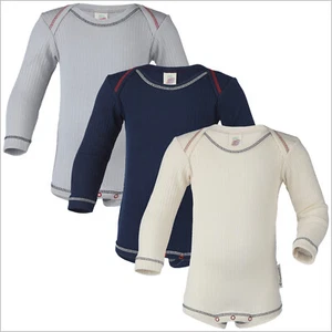 ENGEL Essential Baby Bodysuit with long Sleeves, 100% Organic Cotton - Picture 1 of 5