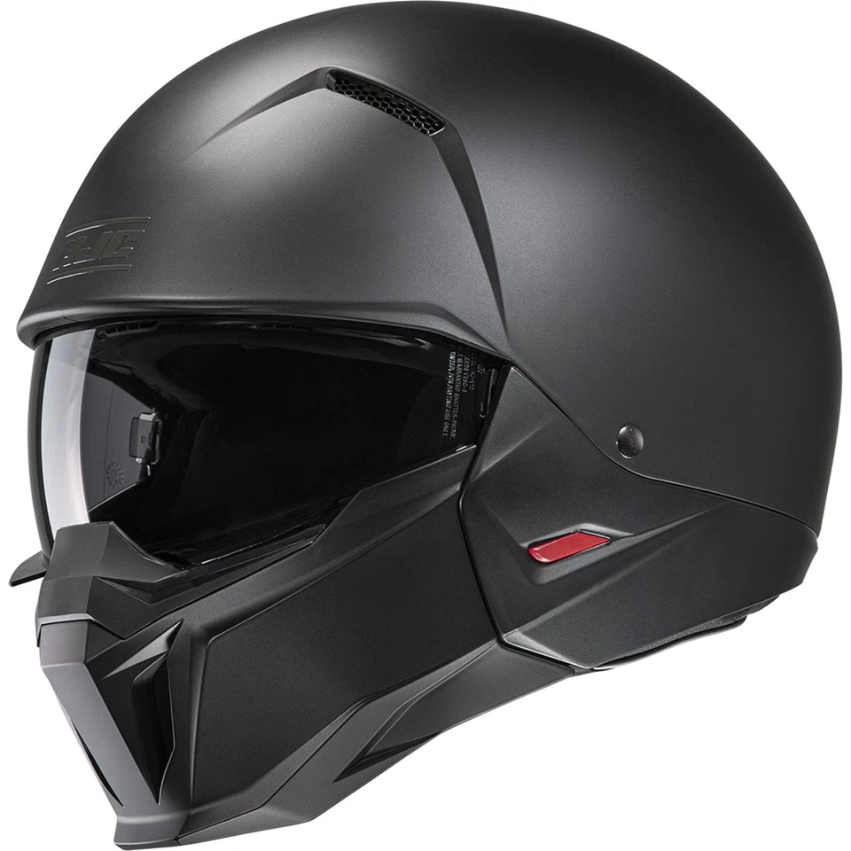 Helm Mit Kinn Abnehmbare Motorrad HJC I20 Matte Black Matt Black Größe Xs