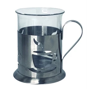 BergHoff INTL Belgien French Press Edelstahl Glas Tasse - Bild 1 von 8