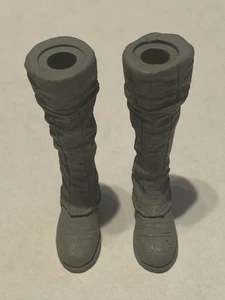 1:12 Diamond Select Toys Ori Prior unbemalt männlich grau Schuhe Stiefel Sonderfutter - Bild 1 von 8