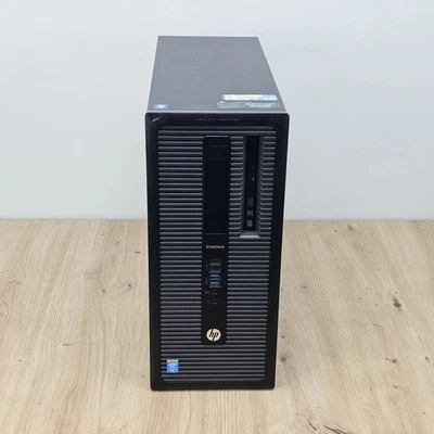 HP EliteDesk 800 G1 Tower PC i5-4590 8 GB RAM 128 GB SSD DVD-RW - Immagine 1 di 4