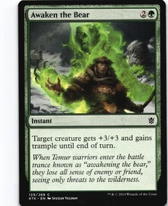 Awaken the Bear C Khans of Tarkir 129 KTK - Picture 1 of 2