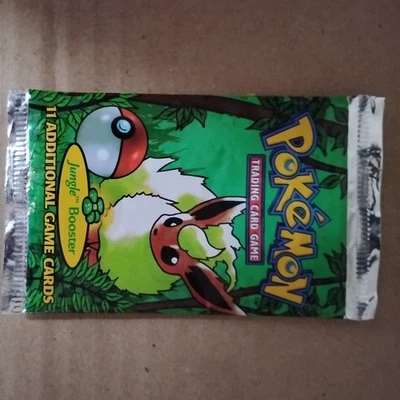 Бустер Pokemon Jungle первое издание упаковка в заводской упаковке невзвешенный h - Изображение 1 из 2
