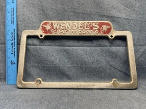 COOL! Vintage Pontiac Metal License Plate Frame Chattanooga O. - Picture 1 of 3