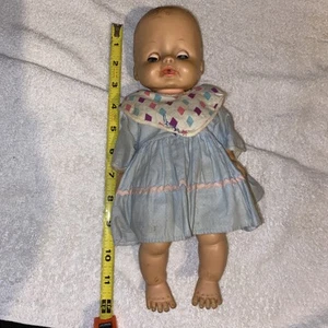 Vintage Reiterpuppe 1964 Gummikopf. Sammlerpuppe. Ca 11". Selten. - Bild 1 von 11