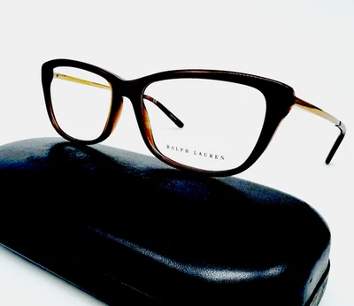 Ralph Lauren RL 6189 / 5767 Mujer Anteojos 54-16-145mm Transparente Marrón 100% Foto 1 de 4