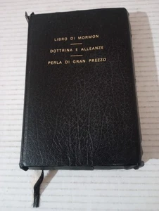 Italienisches Dreifachbuch Mormon Lehre & Bündnisse Perle des großen Preises LDS 1988 - Bild 1 von 20