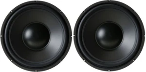 (2) 10" Speaker Woofers Ten Inch Subwoofer Replacement Pair 8Ohm Bass Drivers - Picture 1 of 2