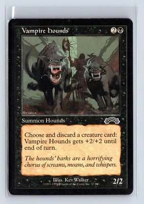 VAMPIRE HOUNDS – MTG Magic the Gathering Card – Exodus – Common - Image 1 of 4