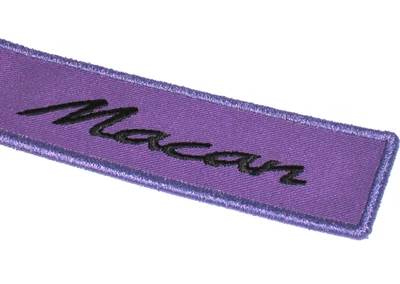 PORSCHE Macan 4 S+GTS+Turbo Schlüsselanhänger Anhänger/keychain fob keyring lila - Bild 1 von 4