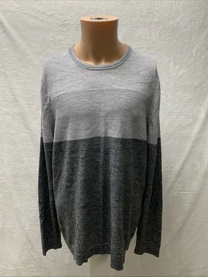 Apt 9 Mens XL Sweater Merino Wool Blend Seriously Soft Gray - Image 1 of 4