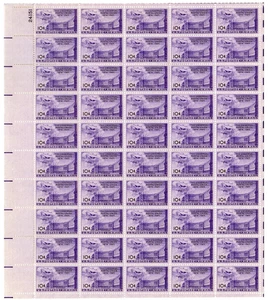Scott #c42 Postal Union Airmail Sheet of 50 Stamps - MNH P#24151 UL - Picture 1 of 1