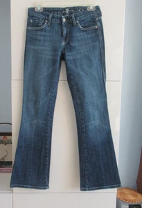 7 For All Mankind "A Pocket" Bootcut Flare Leg Jeans Stretch Sz. 26 ~ 29" Inseam - Picture 1 of 9