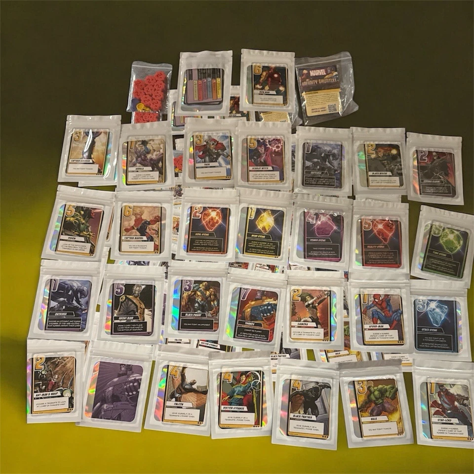 Marvel Infinity Gauntlet A Love Letter Game Foil Infinity Stone Promo Cards - Image 1 of 1