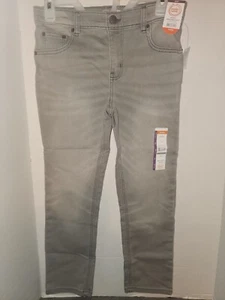 Wonder Nation Boys Slim Knit Stretch Denim Jeans Adjustable Waist 10 Husky - Picture 1 of 3