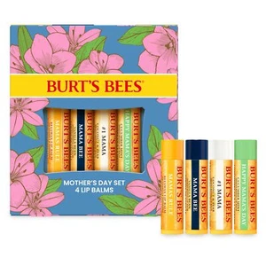 Burt's Bees Gifts Ideas - Balm Bouquet Lip Balm Set Original Beeswax Vanilla ... - Picture 1 of 9