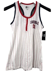 St. Louis Cardinals woMen’s Tank Top - New Era, Size Small, Sleeveless MLB Shirt - Picture 1 of 9