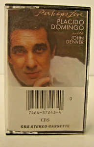 PLACIDO DOMINGO PERHAPS LOVE WITH JOHN DENVER CAssette - Picture 1 of 5
